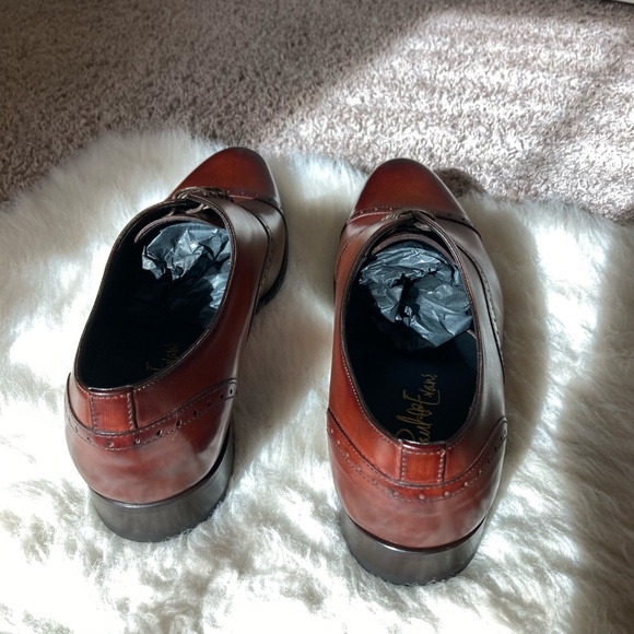 Brand New Paul Evans Brando Semi-Brogue Oxford - Havana Brown main image 9
